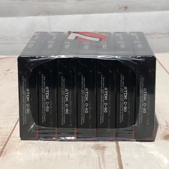 TDK blank cassette tapes 90 minute sealed lot of 7 - Picture 4 of 7
